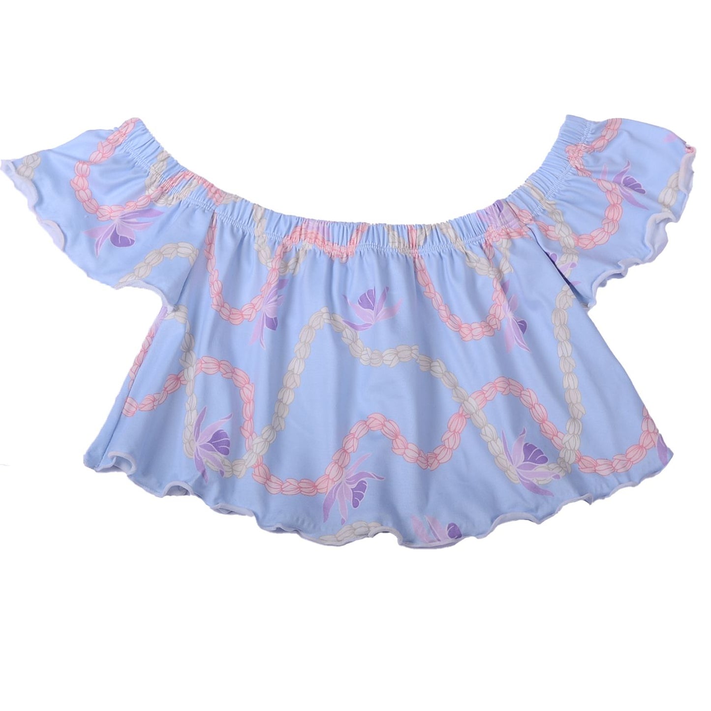 De-1-1 Wholesale 230G Cotton Peplum Top Skirt for Off-the-shoulder Girls and Children Design(副本)