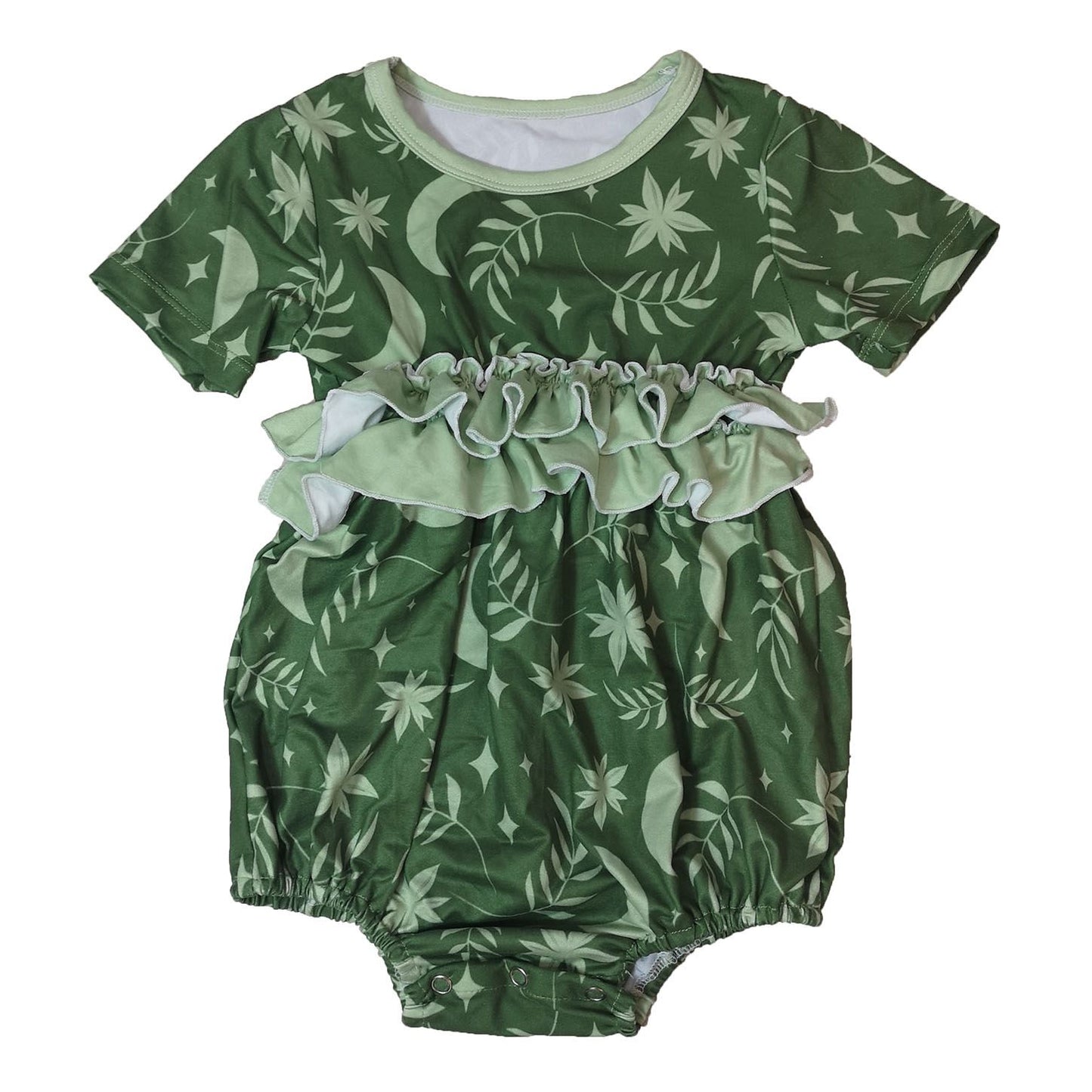 Wholesale long sleeve Baby Toddler Flower Pattern Girls Leo Baby Girls Romper