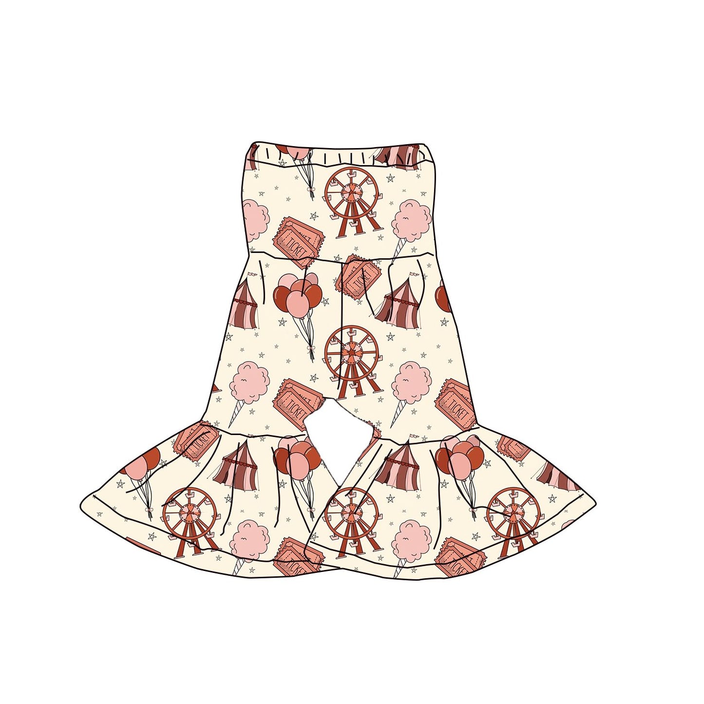 Wholesale and Custom Baby Girl Full Knitted Leo Girls Halter vest Jumpsuit