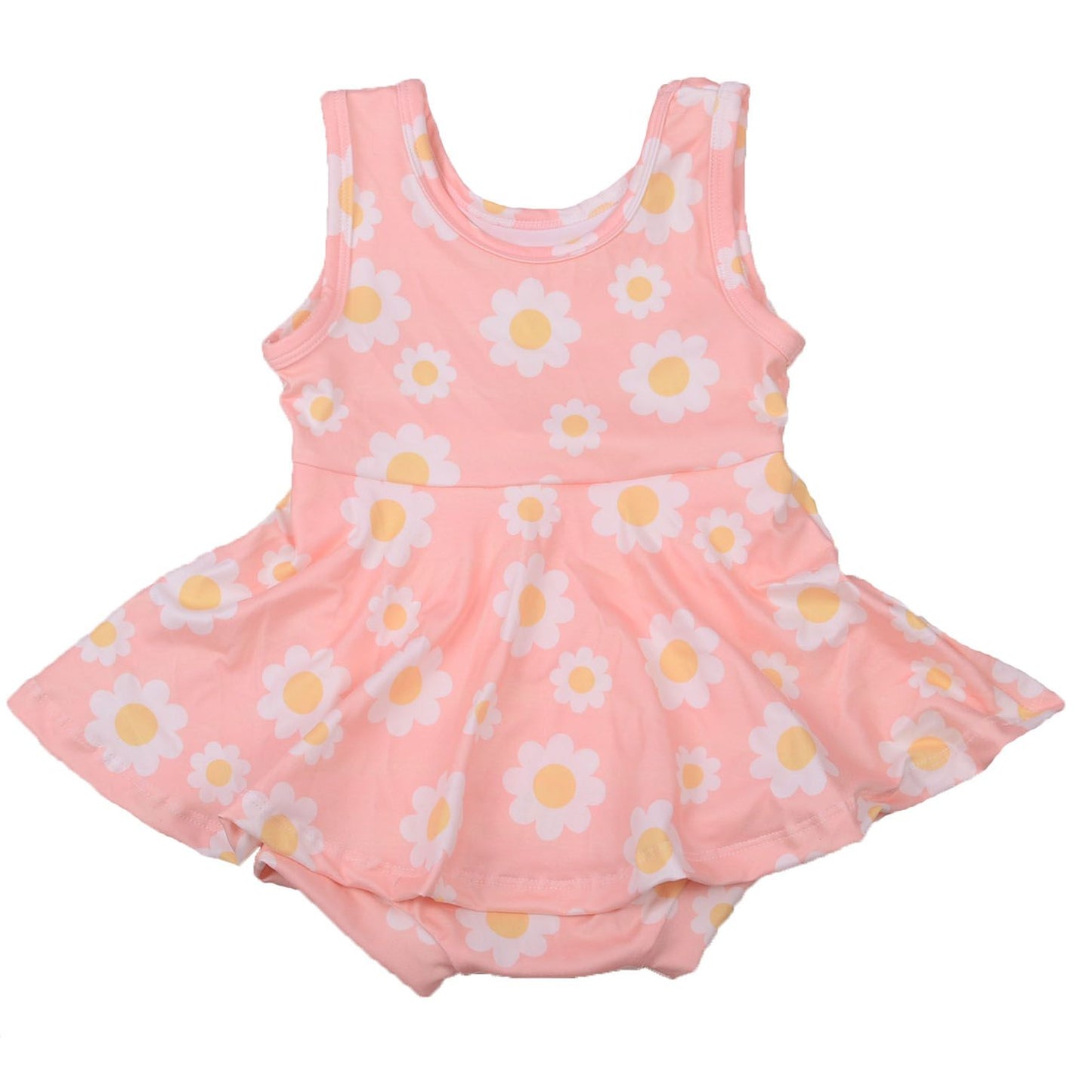 Wholesale baby cartoon Tank Top rompers girls printed bubble leotard snap crotch girls Skilled Leo