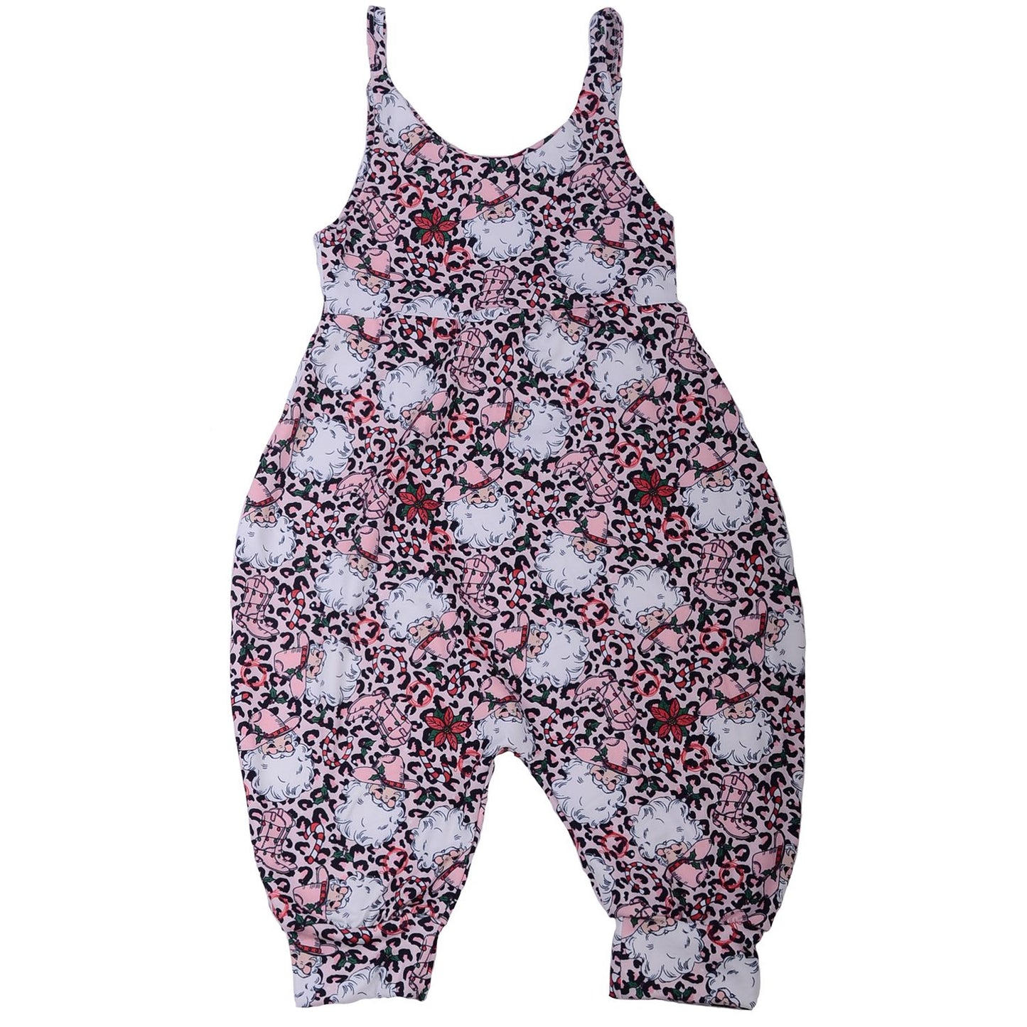 Wholesale long sleeve Baby Toddler Leopard print Christmas Pattern Girls Leo Baby Girls Romper