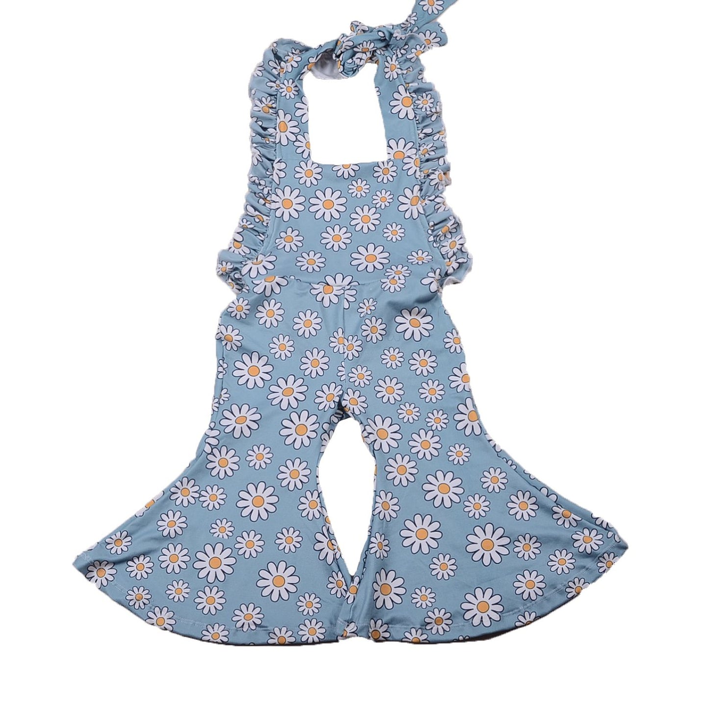 Wholesale Baby Toddler Flower Pattern Girls lace Leo Baby Girls bell Romper