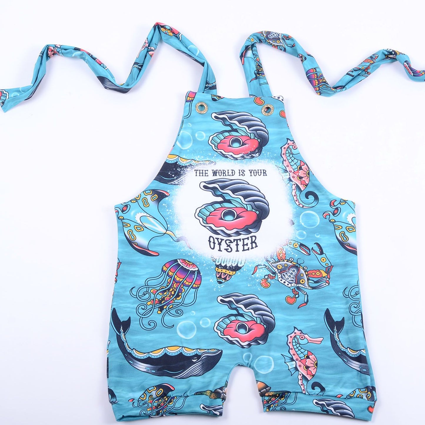 Wholesale sling Baby Toddler Pearly Shells Pattern Girls Leo Baby Girls Romper