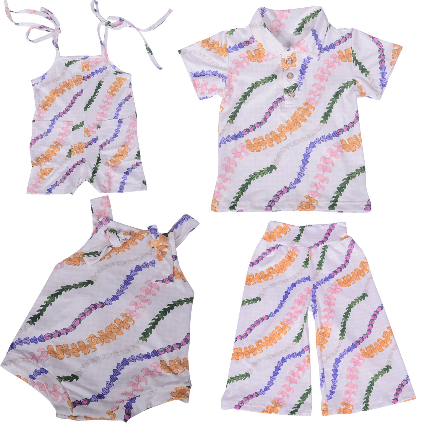 Ga-11 Adjustable Sling Toddler Girls Pocket Jumpsuits Hawaii Romper Bubble Leotard Romper Crotch Pure Copper Buckle Jumpsuits