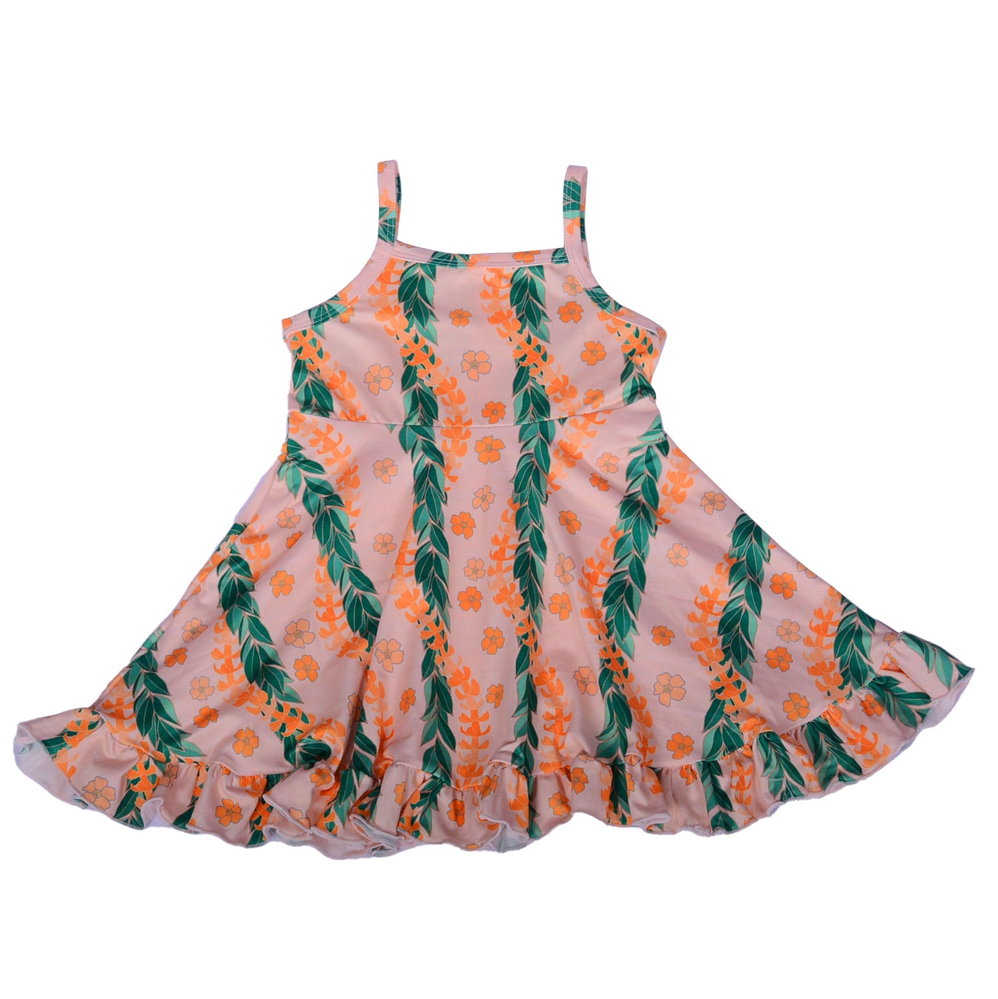 CD-3-2 Wholesale Custom Girls Dress with Ruffle and Adjustable Shoulder Strap Back Bow Baby & Toddler Dress OEM/ODM