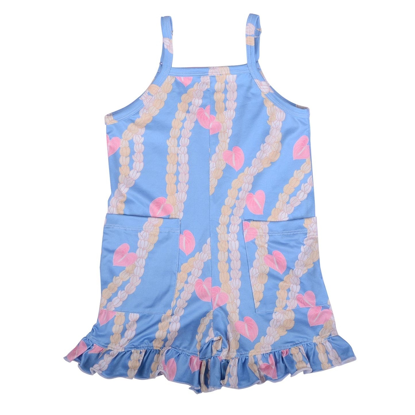 Ga-9 Stock Adjustable Sling Toddler Bubble Leotard Romper with Sweatshirt Baby Clothing Girls Pocket Jumpsuits Hawaii Romper