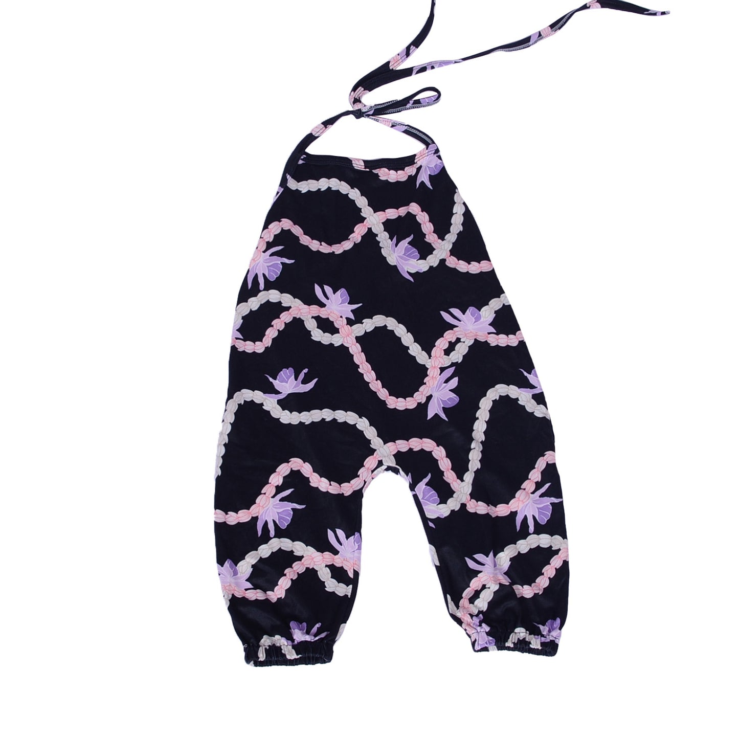 Fd-1 OEM/ODM Factory Customization Baby Leo Girls Adjustable Straps Halter Romper Cotton Summer Hawaii Printed Rope Spring