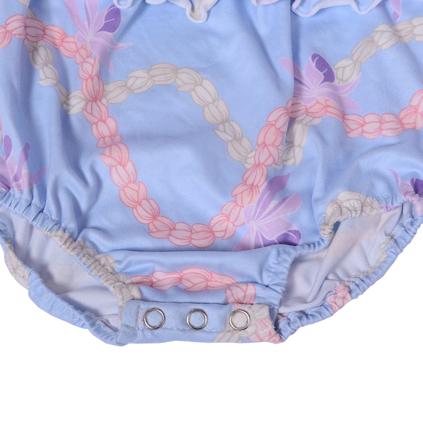 Ga-16 Stock Baby Girls Printed Pure Cotton Leo Baby Tube Top Girls Romper Hawaii Double Layered Lace Girls Romper