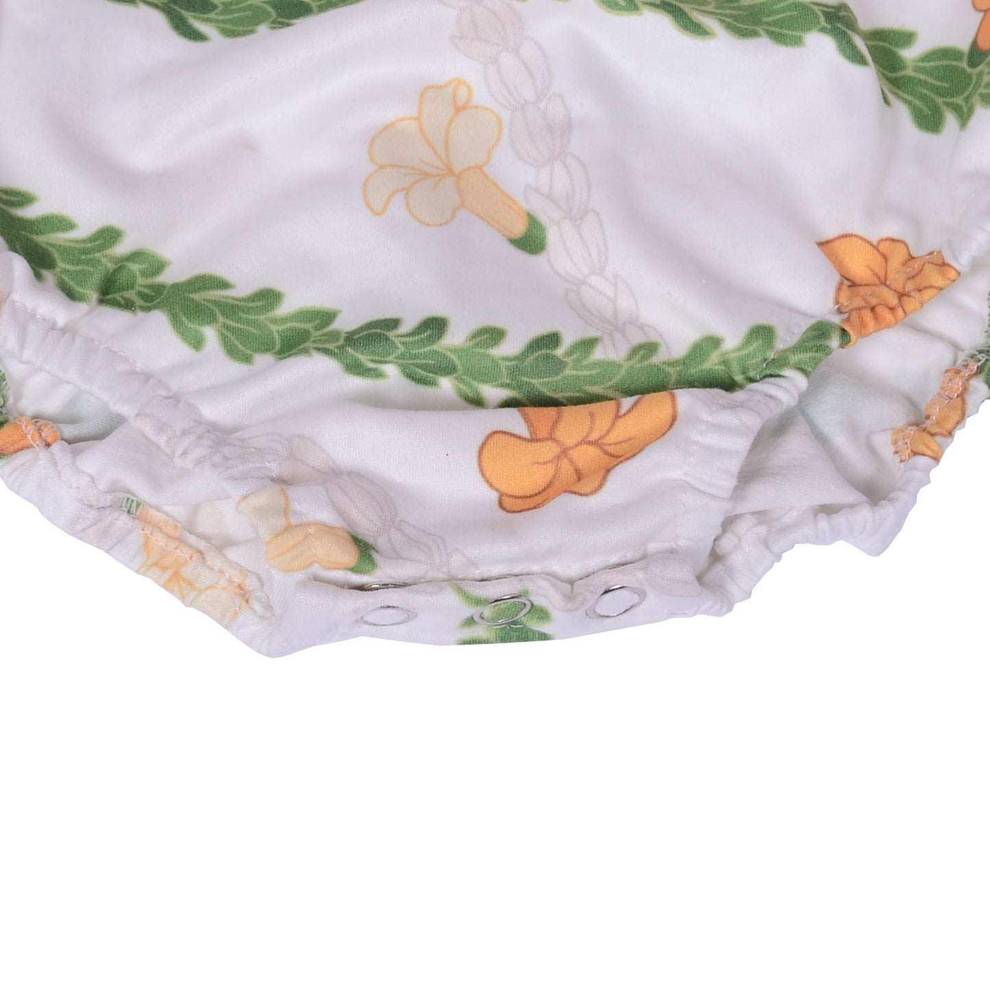Ga-16 Stock Baby Girls Printed Pure Cotton Leo Baby Tube Top Girls Romper Hawaii Double Layered Lace Girls Romper