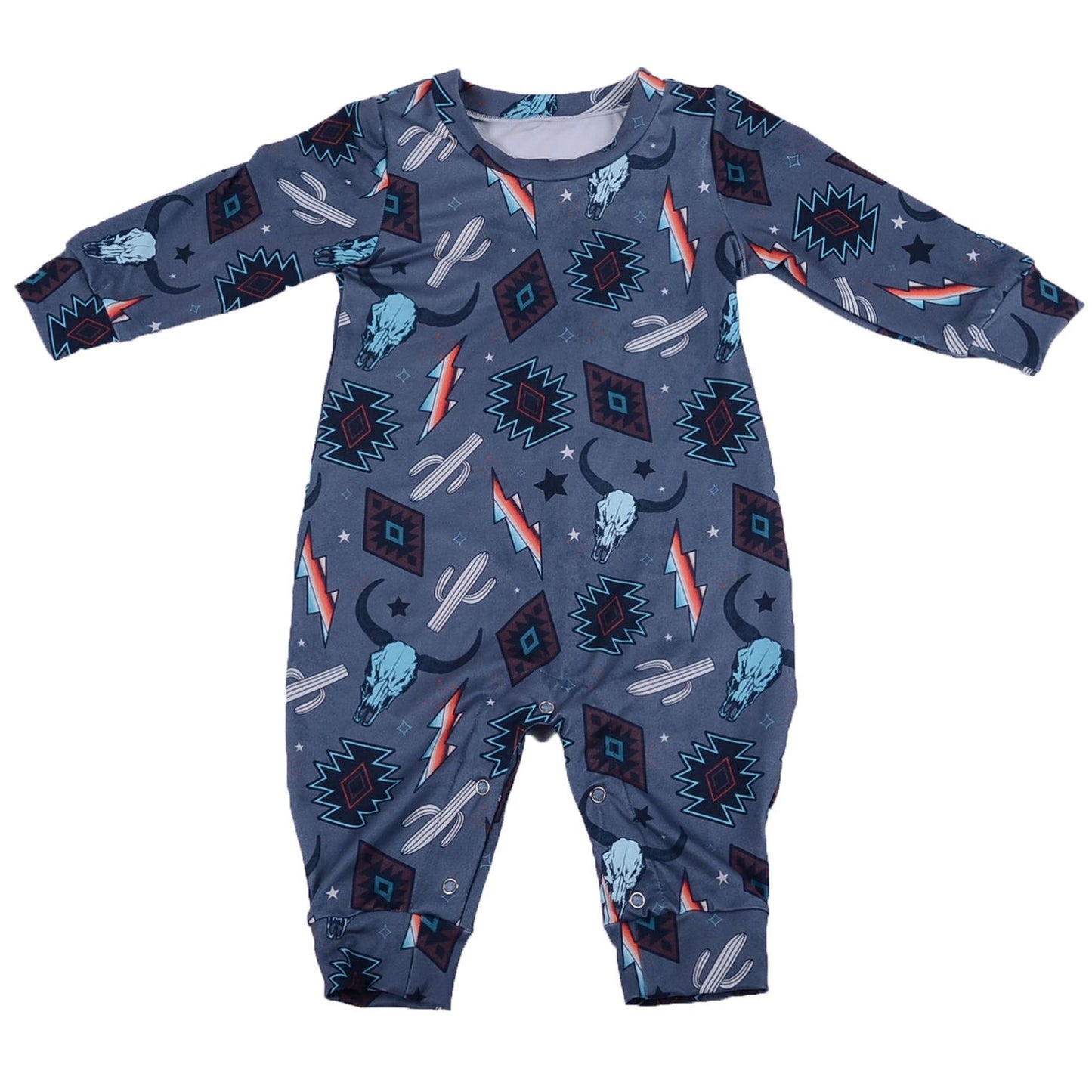 Wholesale long sleeve Baby Toddler cow Pattern Girls Leo Baby Girls Romper